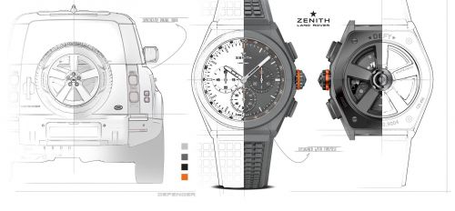 Land Rover y Zenith crean el reloj edici&oacute;n especial &ldquo;DEFY 21&rdquo; para conmemeorar al nuevo Defender