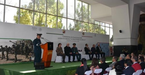 Inauguran Exposici&oacute;n Militar &ldquo;La Gran Fuerza de M&eacute;xico&rdquo;, en estaci&oacute;n Buenavista del Tren Suburbano