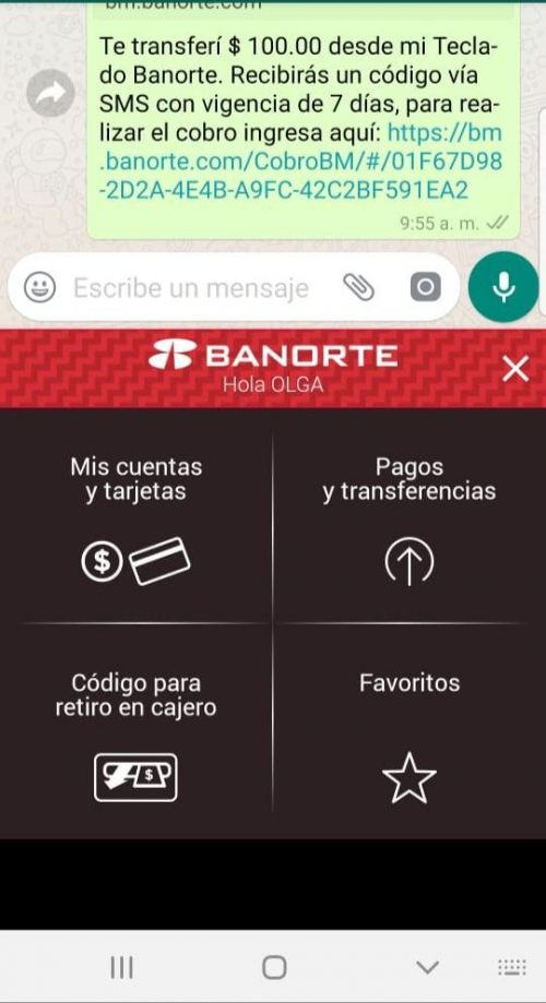 Banorte Go, una herramienta para enviar dinero a sus contactos de redes sociales